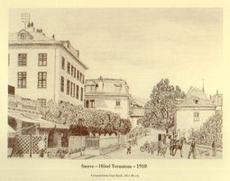 Sierre   VS  -   Hôtel Terminus   -  1910