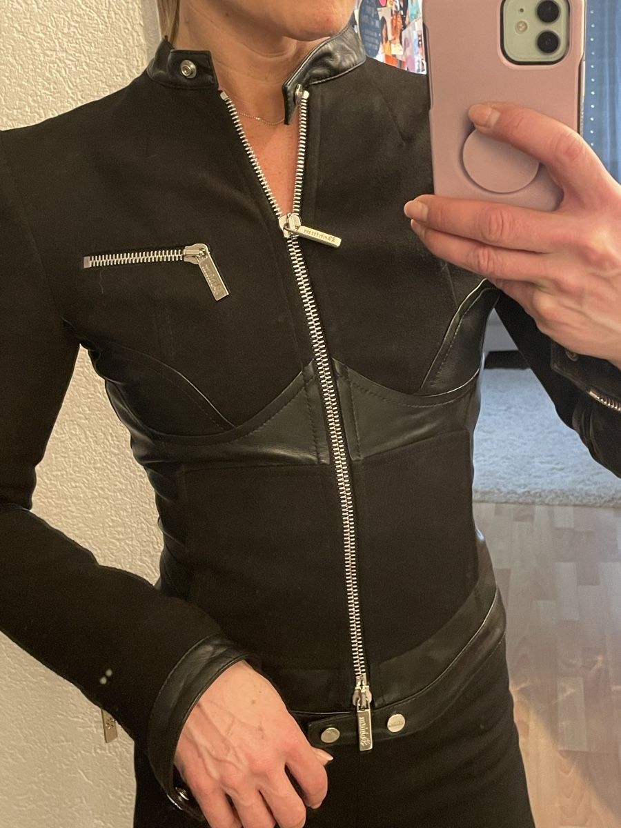 Giacche: Leder Stoff Jacke – Usato da Zunzgen venduto da mel_y6w2 7