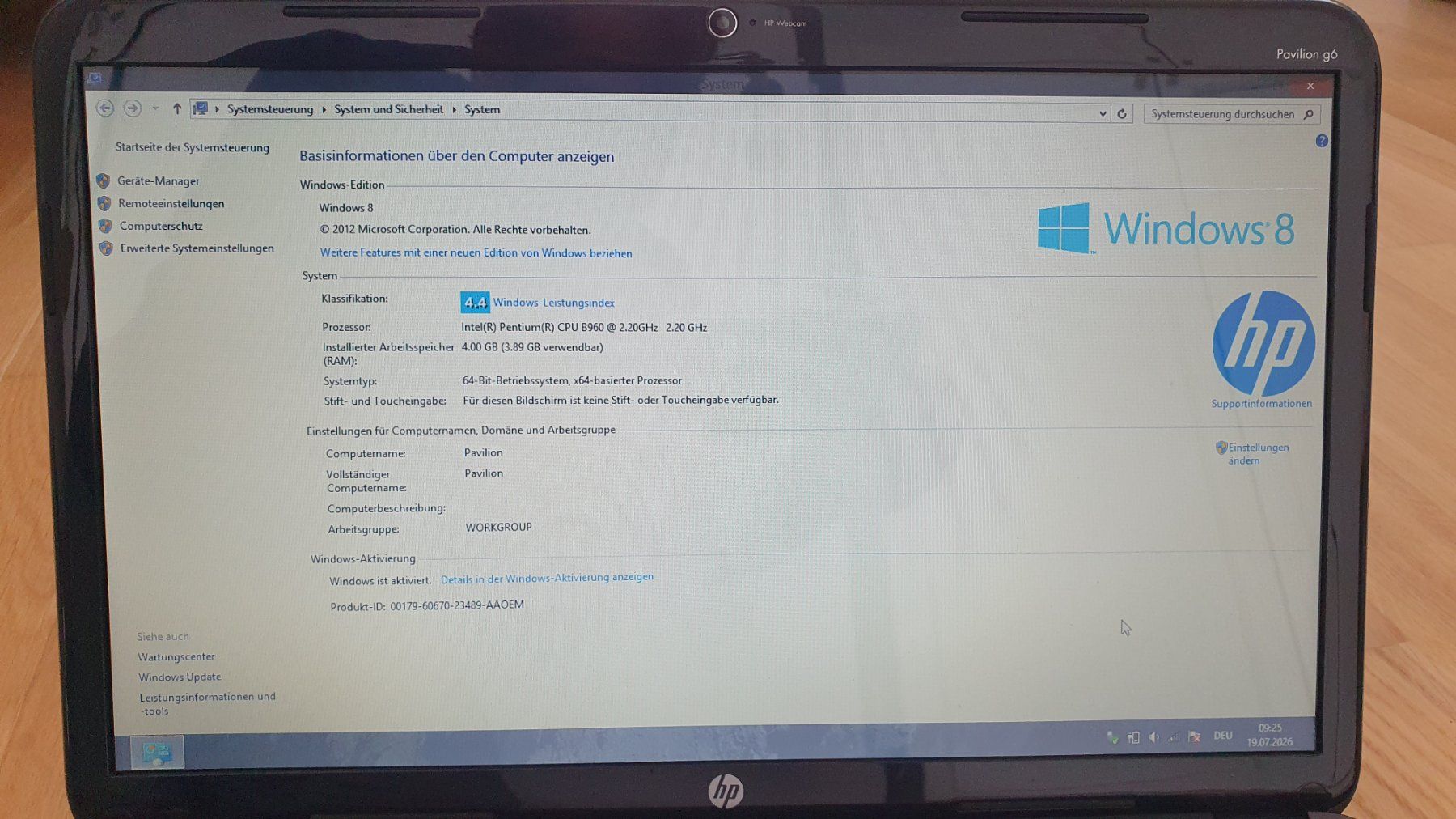 Hewlett Packard Notebooks: HP Pavilion g6 Notebook / Laptop mit Ladekabel – Gebraucht aus Luzern von Grisupilami 8