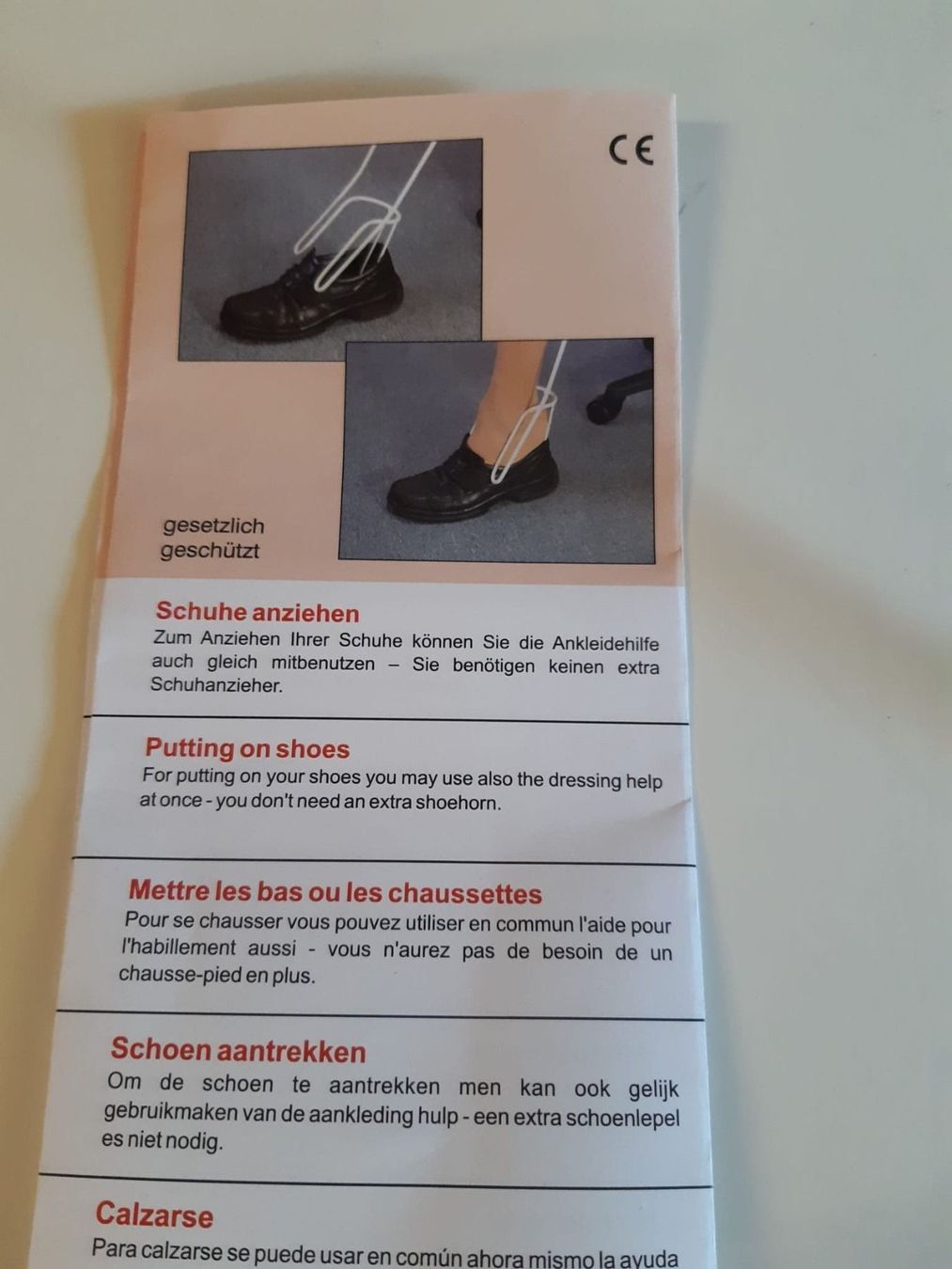 Sonstige Dekorationen & Accessoires: Ankleidehilfe – Neu und originalverpackt aus Werthenstein von Sublix 4