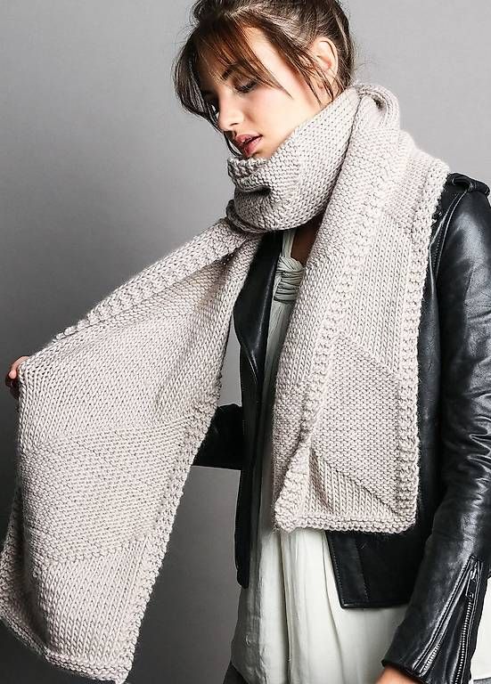 Lana: Strickset NEU «Durango Schal» von We are Knitters, Hellgrau. – Nuovo e nell'imballaggio originale da Winterthur venduto da Incubusmelodies 3