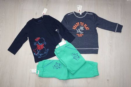 Esprit Langarmshirt, Hose und Sweatshirt Gr. 92 Neu!