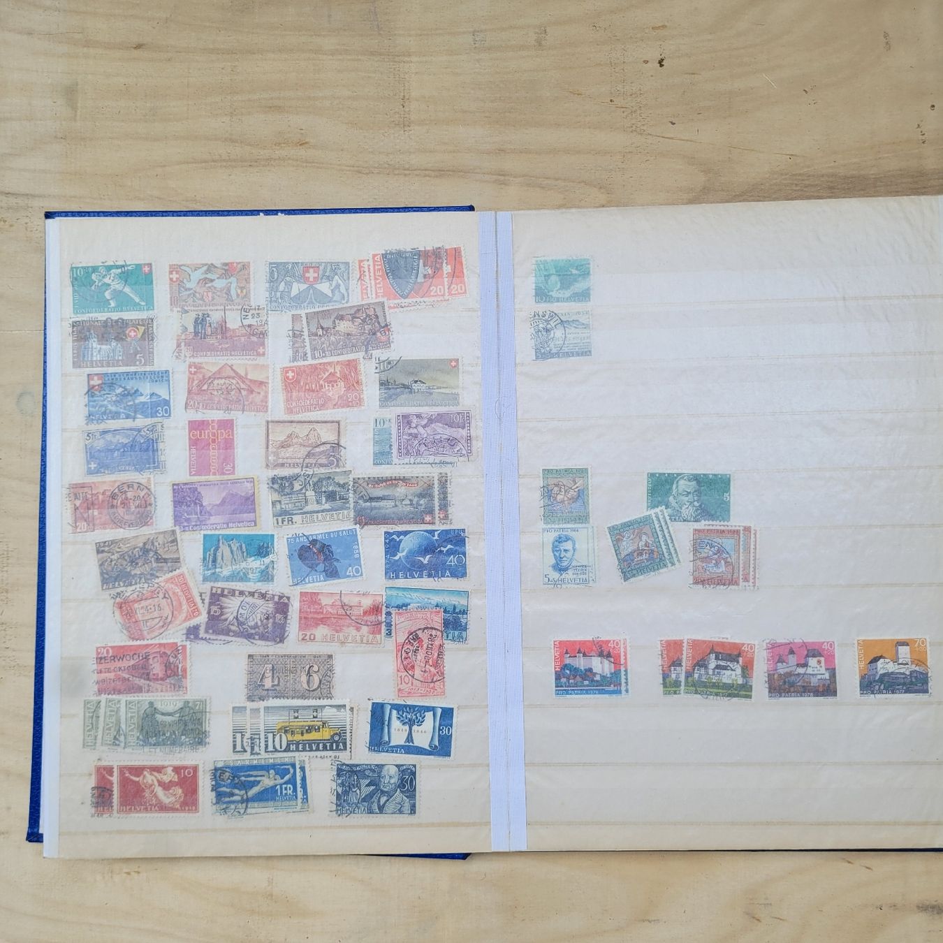 Alle Briefmarken: Briefmarkensammlung CH & Welt – Gebraucht aus Zürich von Ok4u 7