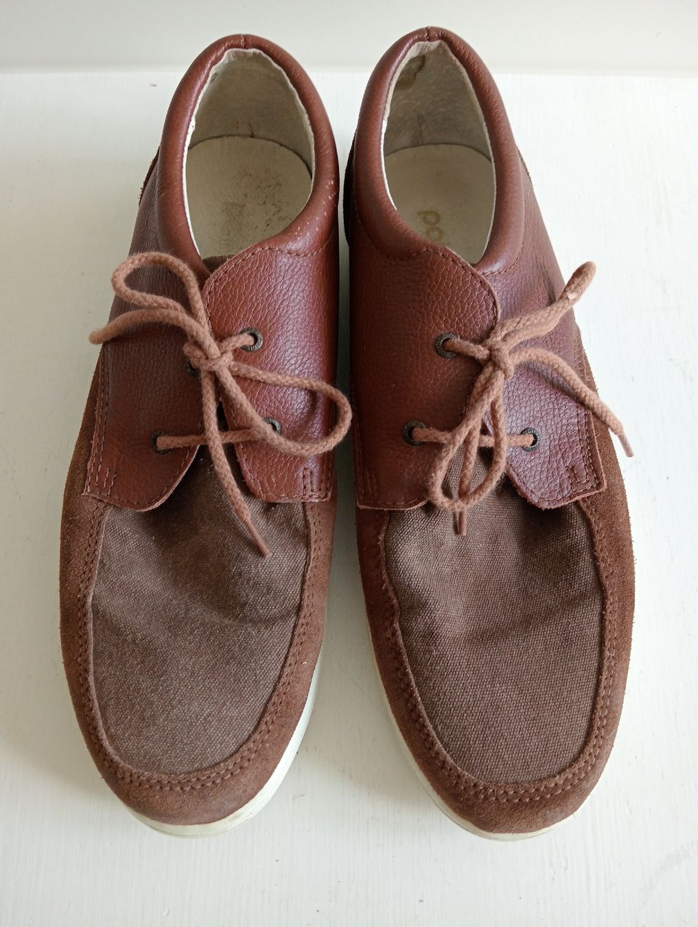 Scarpe da uomo: Pointer Barajas II Stiefel Leder Braun White Gr. 45 – Usato da Allschwil venduto da Evgeniia78 8