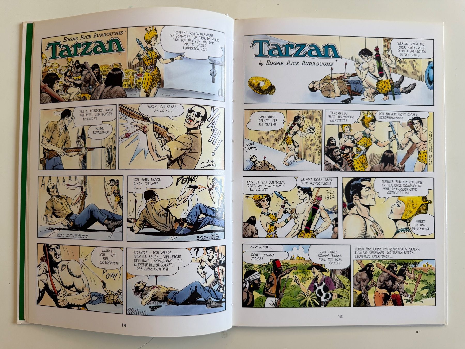 Comics: TARZAN HARDCOVER SONNTAGSSEITEN JG. 1966 JOHN CELARDO – Gebraucht aus Münsingen von Ganjam 5