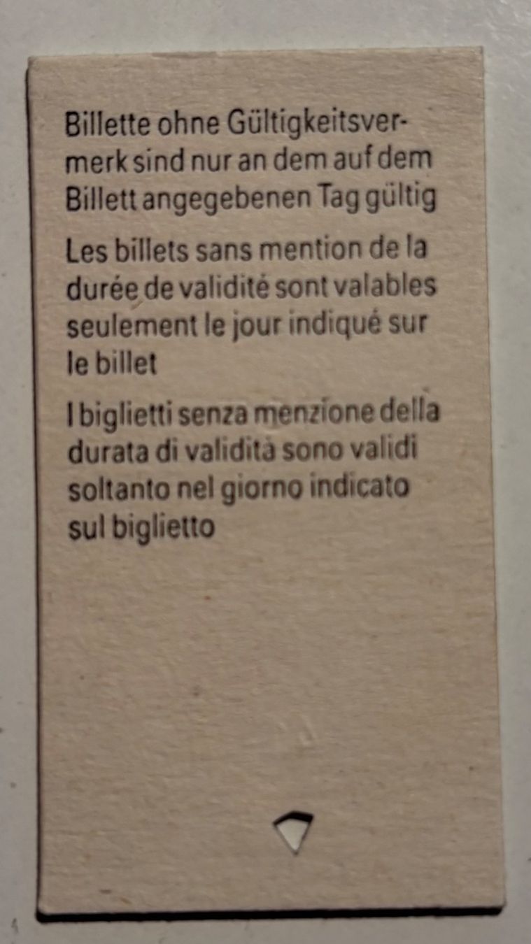 Billets: Ticket de train - Andermatt Göschenen – D'occasion à Neuchâtel par gefdeneuch 1