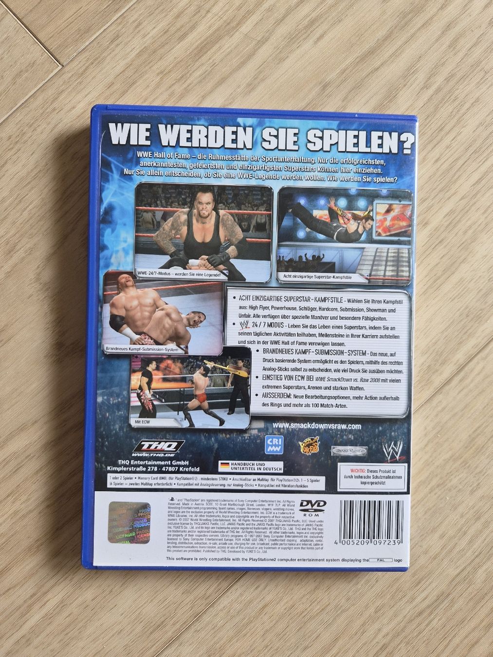Sony Giochi: WWE Smackdown vs Raw 2008 PS2 - Jeu de combat nostalgie! – Usato da La Joux FR venduto da car_ck96 2