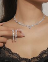 Schmuckset Collier und Ohrringe Kristall