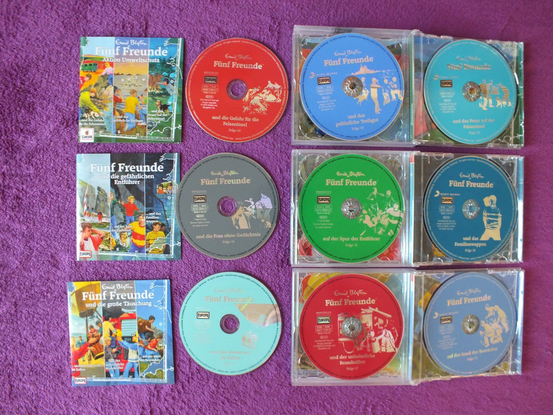CDs: 9 - Fünf Freunde - Hörspiel - CD´s – Gebraucht aus Müllheim Dorf von Seeeule01 7