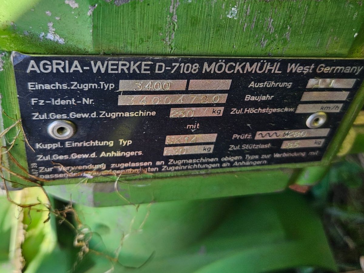 Agria Alle Maschinen: Gartenfräse Agria 3400 – Gebraucht aus Grabs von Biggi87 1