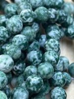 Abverkauf!!! Strang echte green dot Kugeln 6 mm