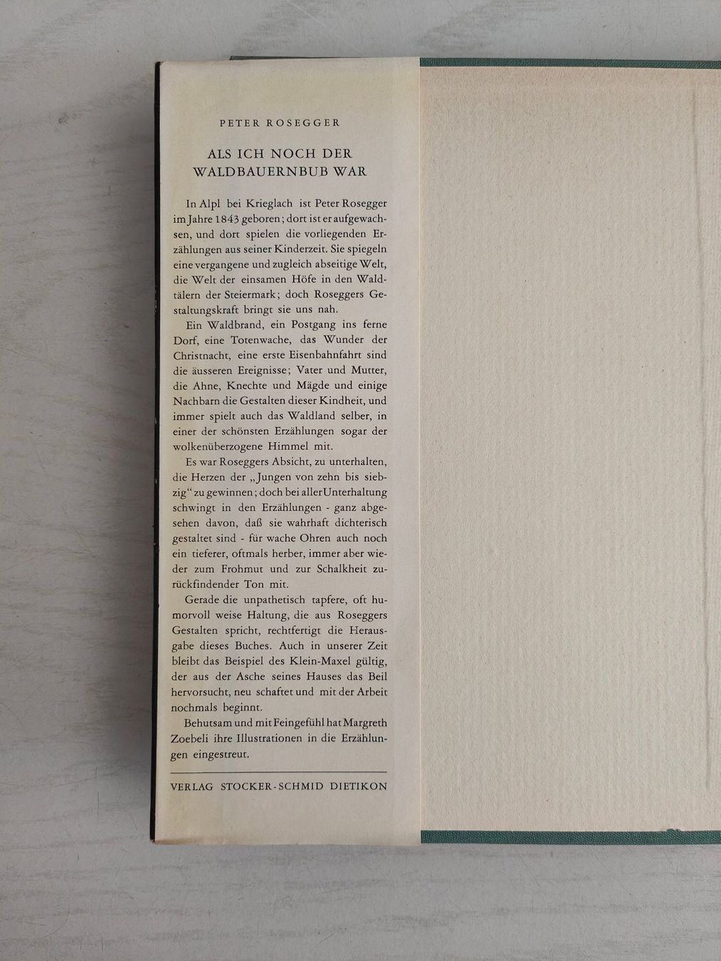 Livres: Peter Rosegger: Als ich noch der Waldbauernbub war – D'occasion à Hemishofen par Lany 1