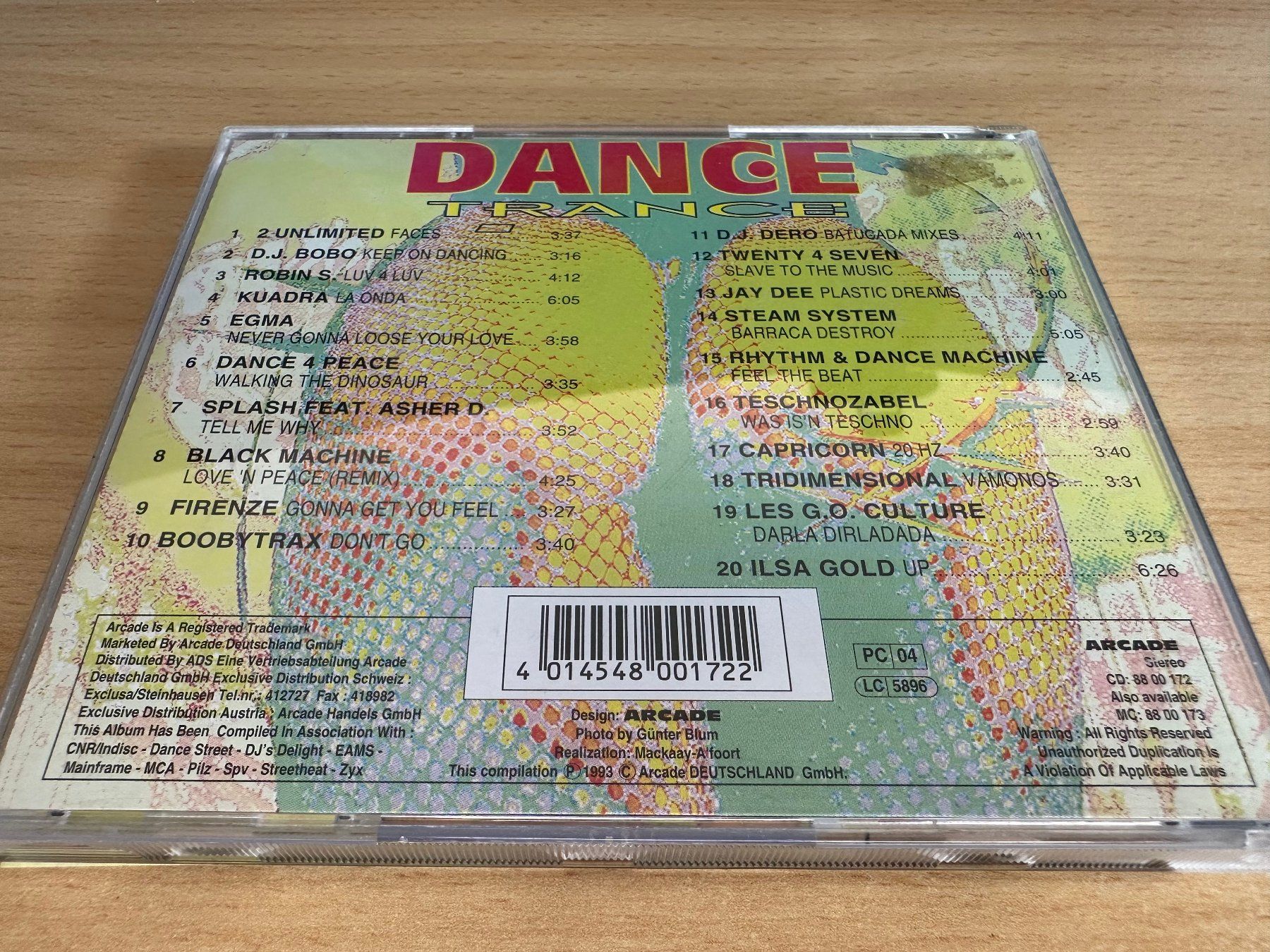CD: Various – Dance Trance – Usato da Rikon im Tösstal venduto da Alpenmutz 1