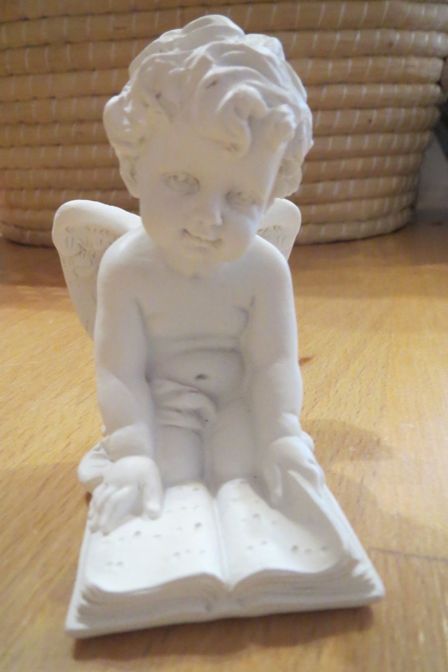 Statuette: Deko Engel Figur mit Buch - neu – Nuovo e nell'imballaggio originale da Herisau venduto da fan_h9qj