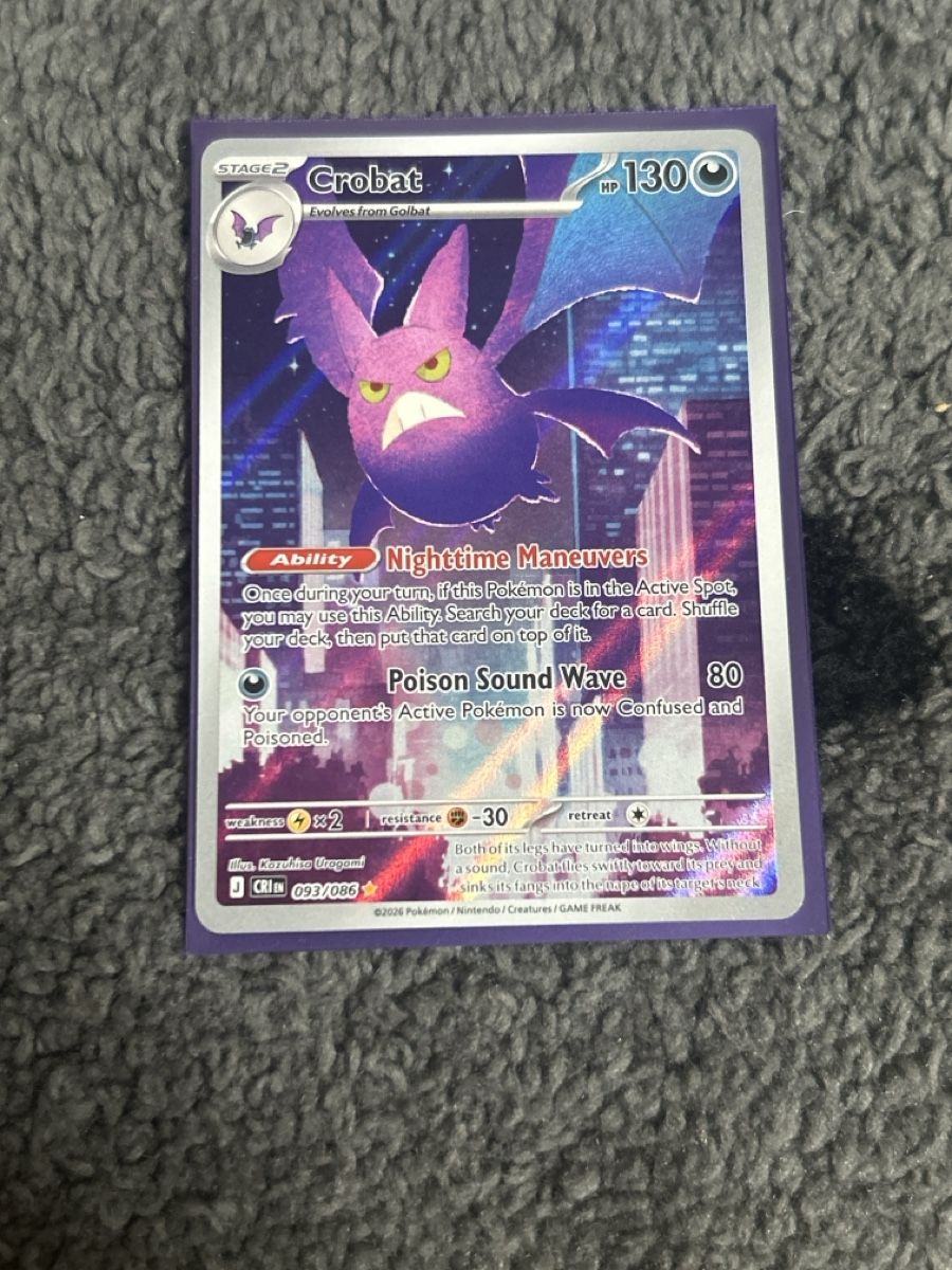 Pokémon Cartes à collectionner: Crobat (CRI 093)EN – Neuf (Voir description) à Thun par ken2009 2