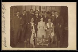 Foto-AK Leipzig, Gruppenfoto des Kegel-C