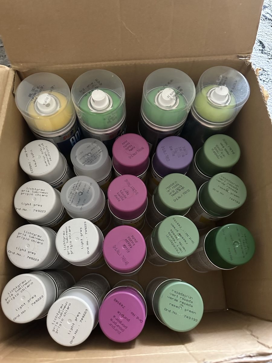 Materiale per modellare: Graffiti Spray Dosen Set Colori Misti  – Nuovo (secondo la descrizione) da Stettlen venduto da dju_gyr8 1
