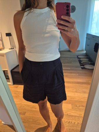Weisses Top Zara S