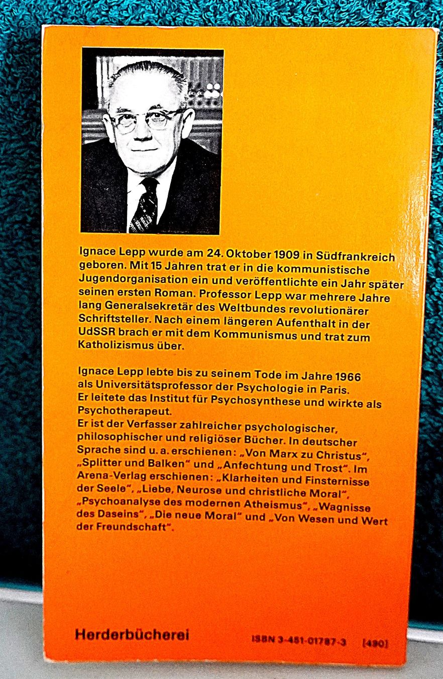 Livres: Hygiene der Seele Ignace Lepp – D'occasion à Baar par 2cvbaar 2