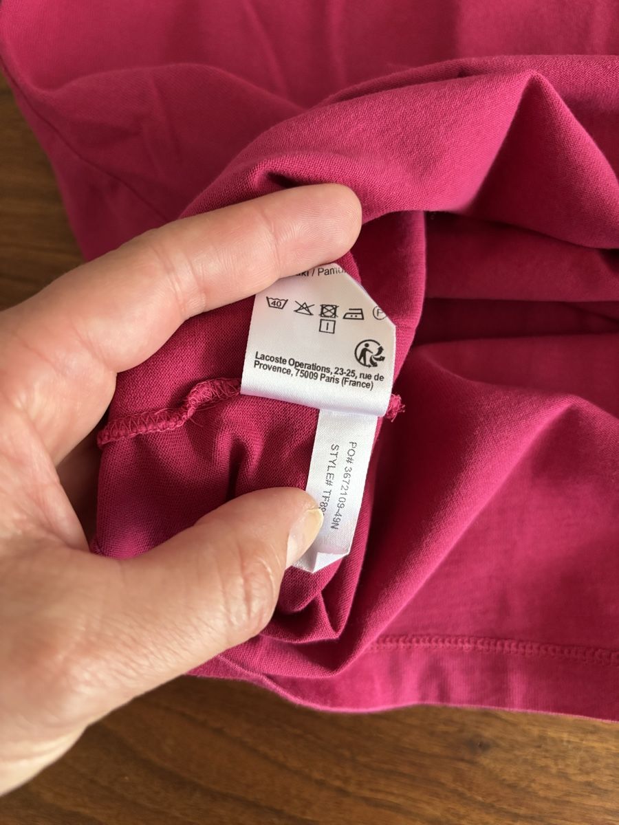 Lacoste T-shirt: T-Shirt Lacoste Gr. 34 Baumwolle – Usato da Winterthur venduto da san_wd8j 4