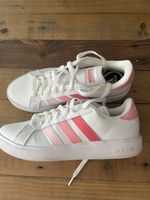 Adidas Grand Court TD Damen Sneaker Gr 40 weiss rosa
