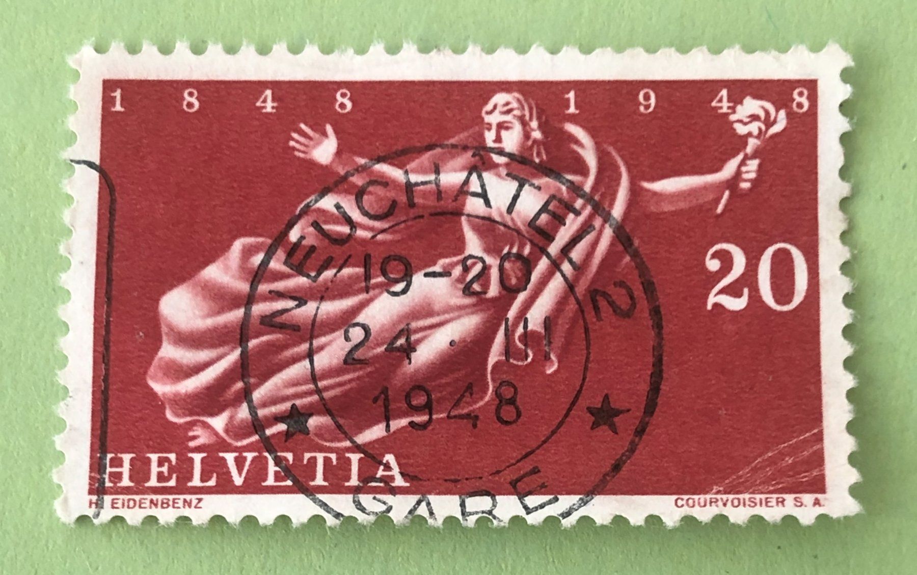 Tutti i francobolli: Nr.283 mit Stempel Neuchätel – Usato da Aarau venduto da Billa007