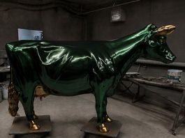 Kuh lebensgroß / Lieferung Schweiz per Spedition / 3D Modell