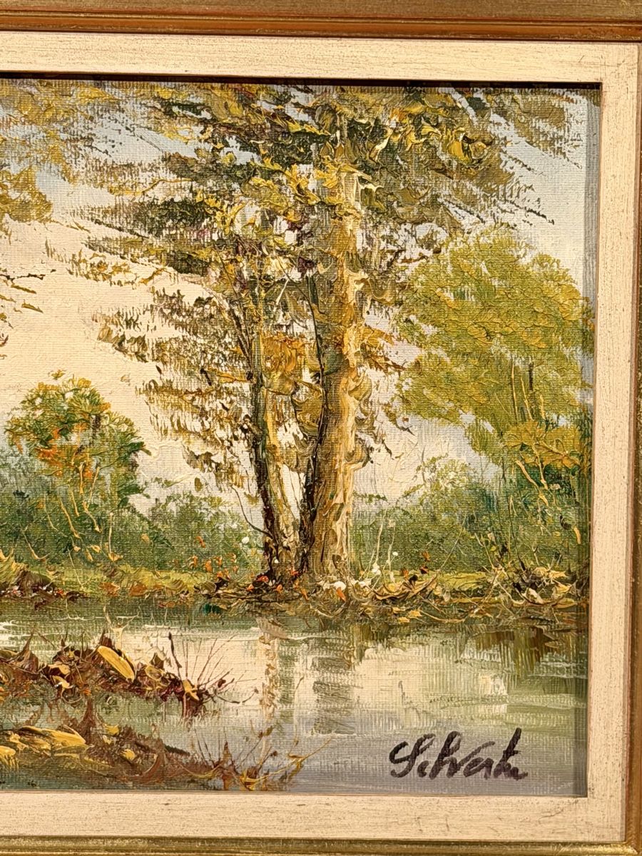 Dipinti: Charming Autumn Landscape Painting signed – Usato da Lausanne venduto da artnouveau04 2