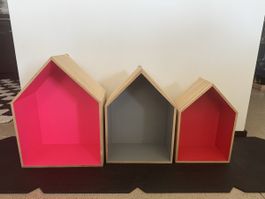 Möbel Pfister Häuser Wandregal aus Holz 🏠