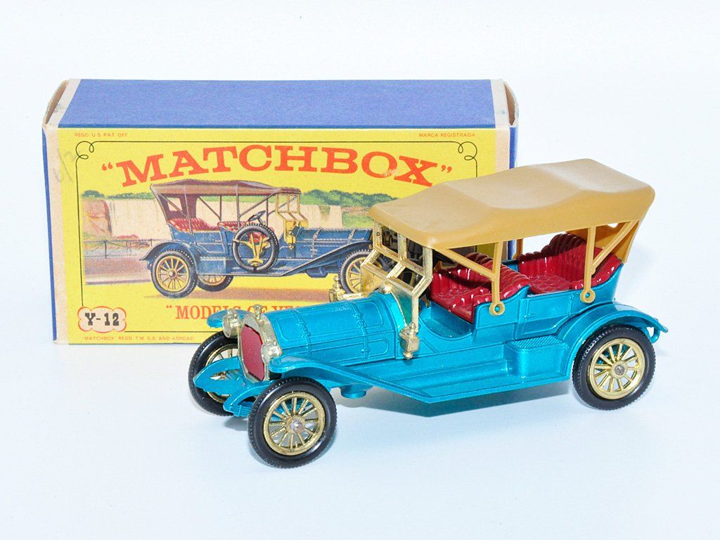 Matchbox Modellini d'auto: Matchbox MoY No.12 1909 THOMAS FLYABOUT / ORIGINALBOX – Usato da Zufikon venduto da MatchboxCorner