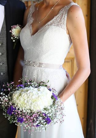 Weichfliessendes Hochzeitskleid von Ladybird (Gr. 38)