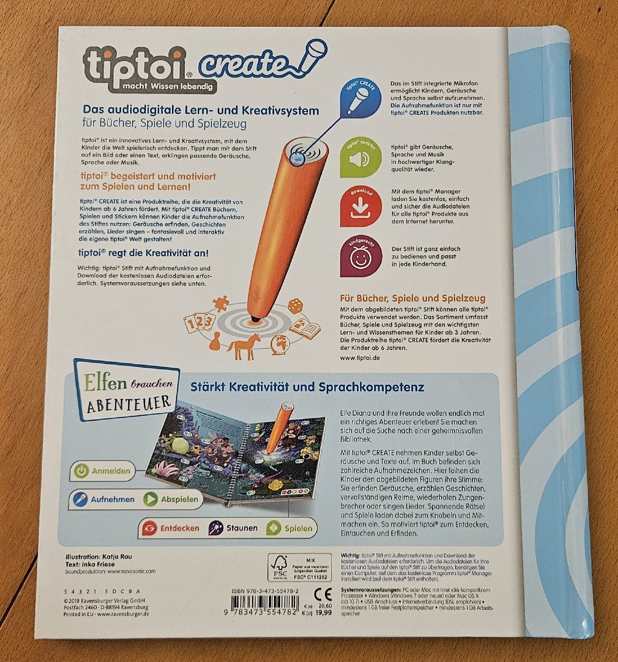 Livres: Tiptoi Create Buch Elfen brauchen Abenteuer – D'occasion à Wyssachen par yvo_xv28 1