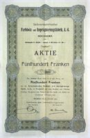 Schweizerische Farbholz- und Imprägnierungsfabrik  - 1903