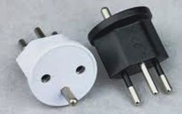 5 Stück Permanent-Adapter Schuko auf CH