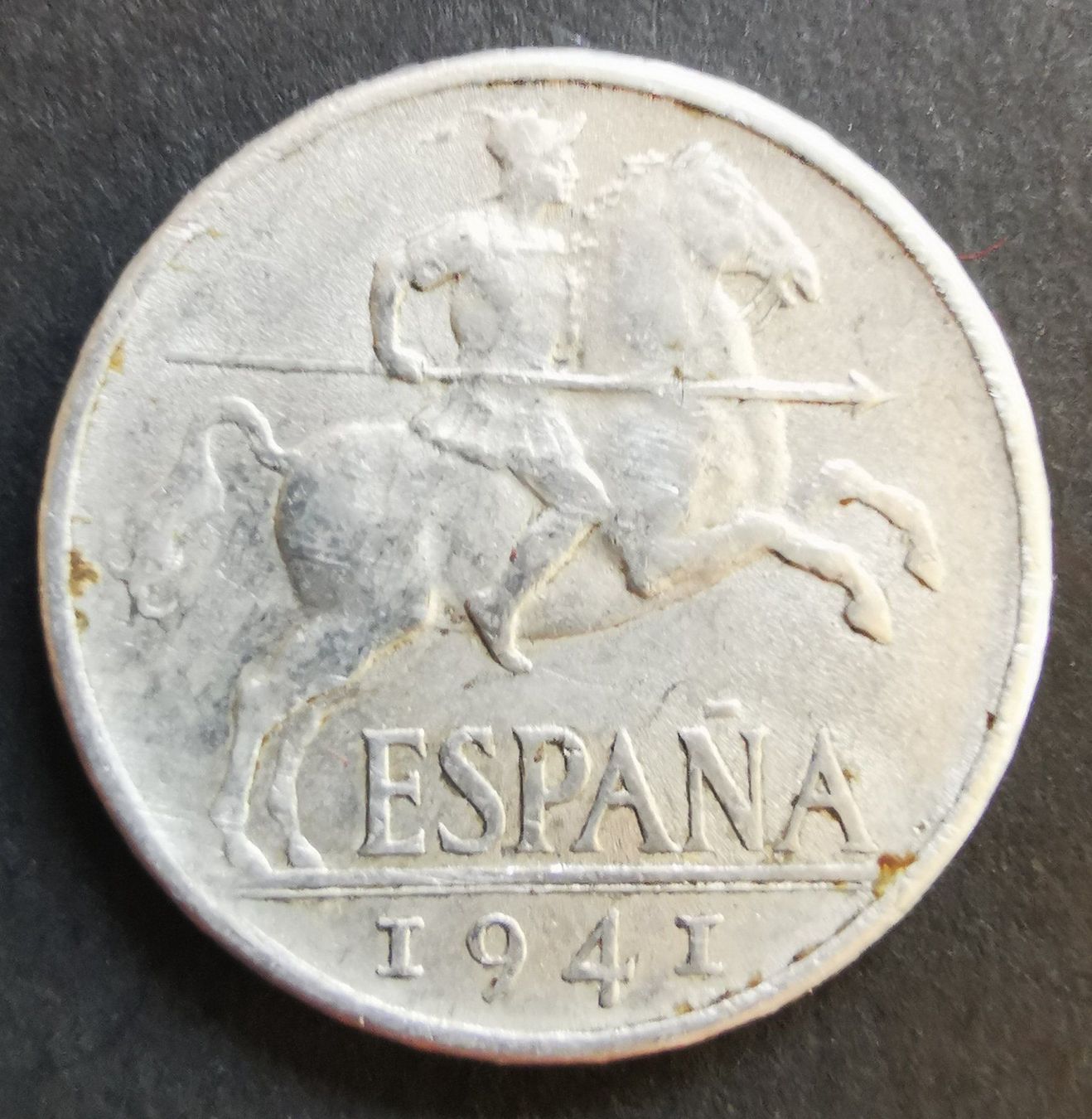 Tutti le monete: P53 Espagne 10 Cents 1941 Plus – Usato da Cousset venduto da Patricio77