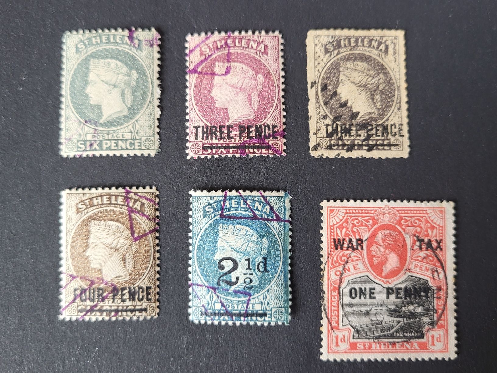 Alle Briefmarken: "Ab 1880", Kleinlot Saint Helena – Gebraucht aus stäfa von brandy66
