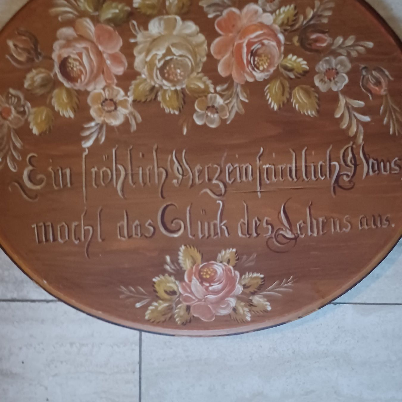 Tutte le decorazioni: Haussegensspruch handgemalt – Usato da Abtwil SG venduto da luupsy 3