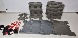 Lego Duplo Zug Schienen Set mit Bahnübergang