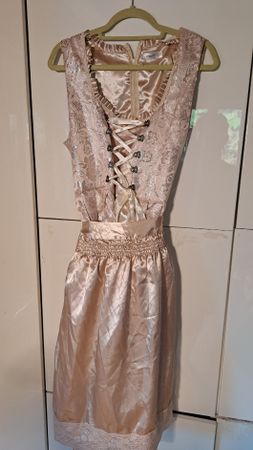 Dirndl Seide Optik, Gr. L, perfekt f.s Wiesn-Fest 👗!