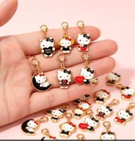 20x stück hello kitty Anhänger neu