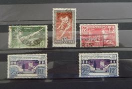 1924 Frankreich 10 - 30 gestempelt