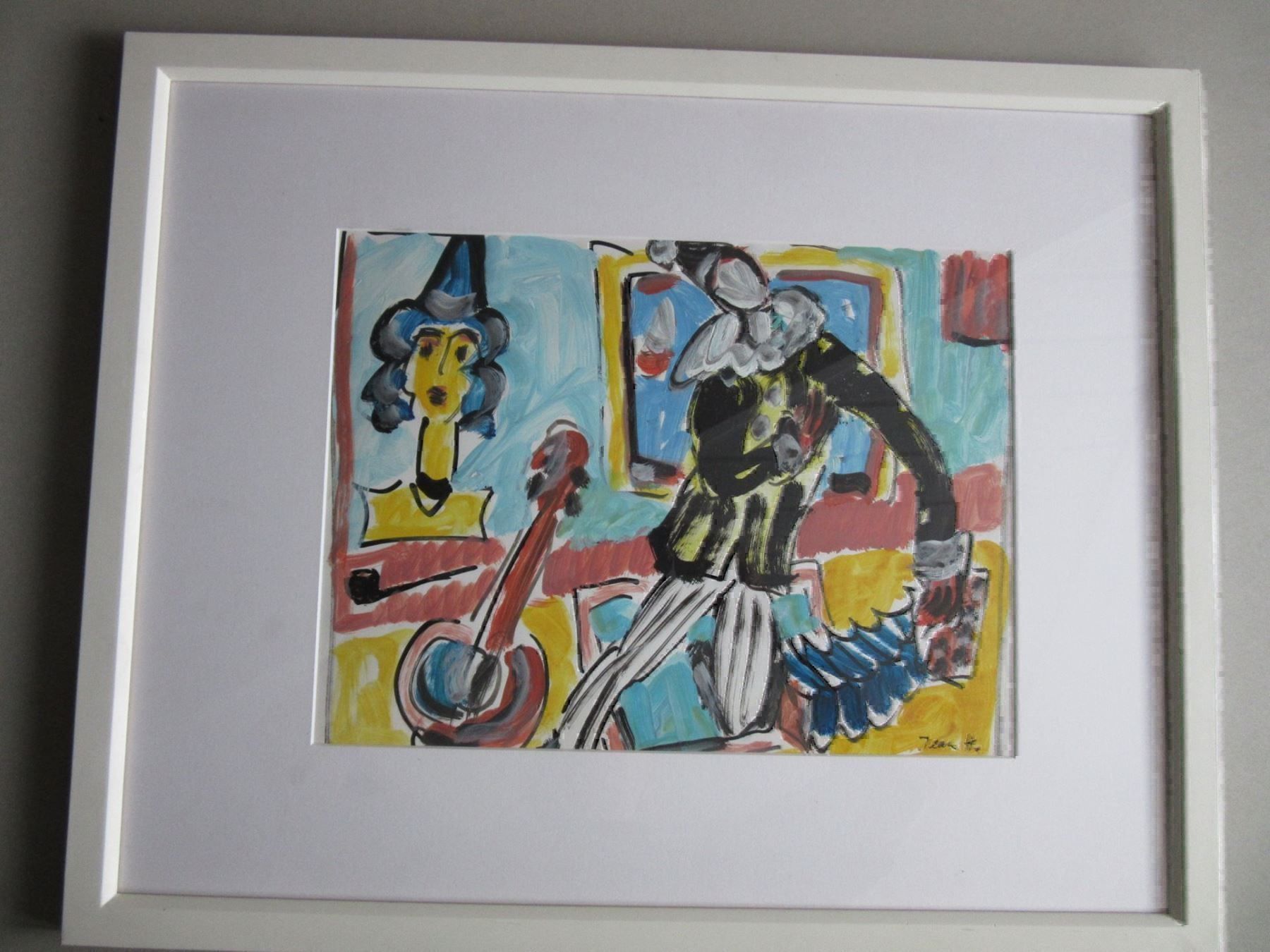 Foto & Immagini: JEAN HASLER ORIGINAL ACRYL SIGNIERT MIT RAHMEN – Usato da Gersau venduto da kunst-online 2