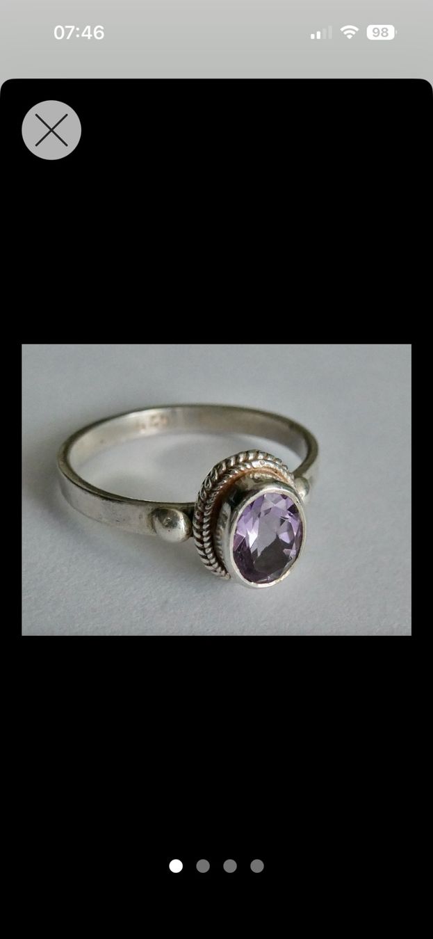 Anelli: Bague améthyste argent 925 – Nuovo (secondo la descrizione) da Perroy venduto da barballalla