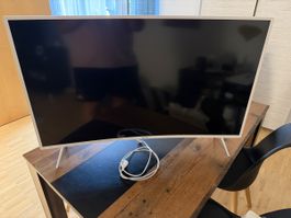 Samsung UE43KU6005UXXZ Smart TV weiss guter Zustand