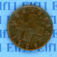 CHF___0.01 1959 -vz 1 Rappen