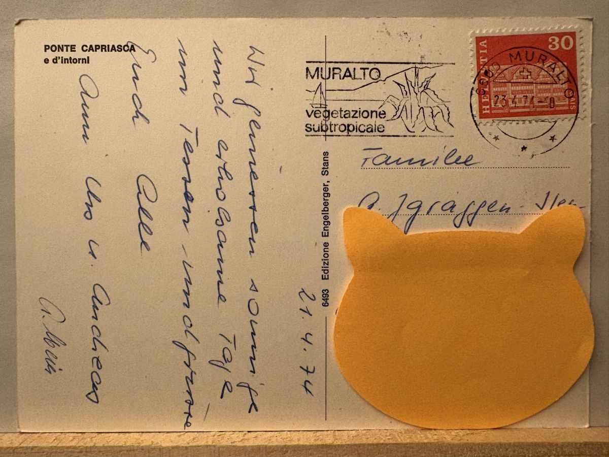 Cartes postales: AK von Ponte Carpriasca – D'occasion à Rümlang par Kartenpost1 1