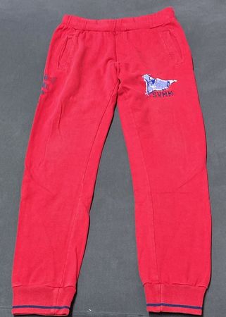Gr. 152 rote Sweat-Hose von Marina Militare