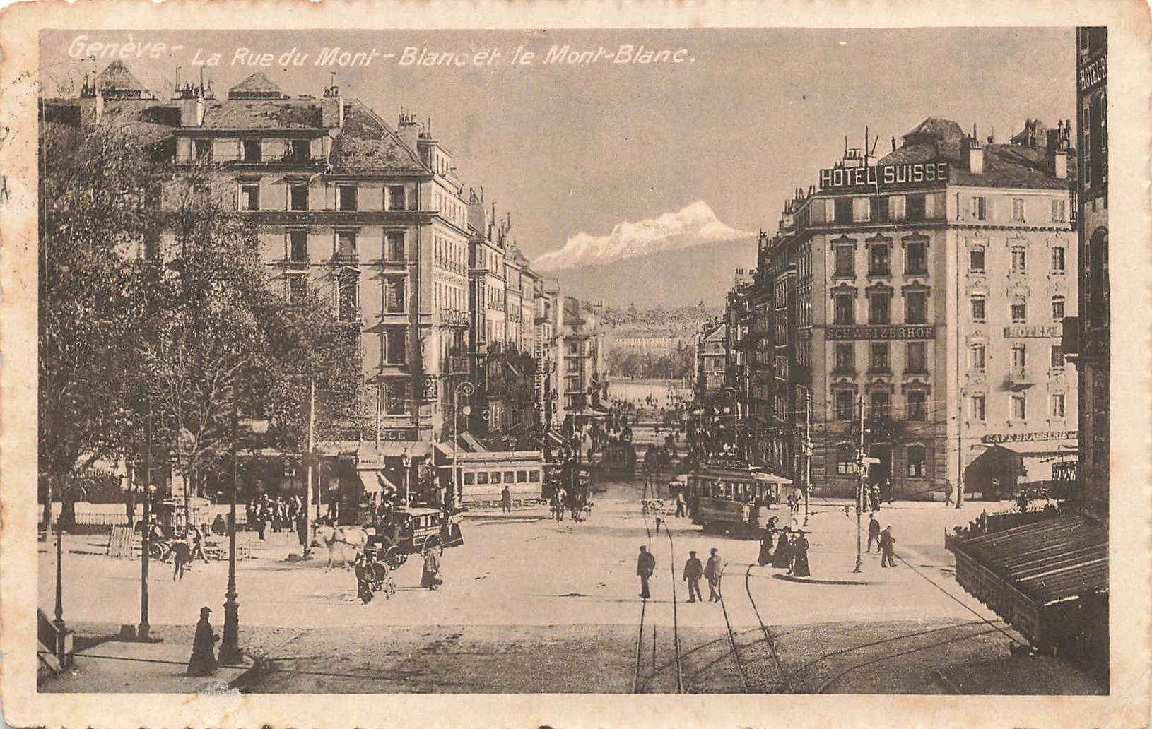 Cartoline postali: Geneve Tram Straßenbahnen – Usato da Biasca venduto da Blenio71