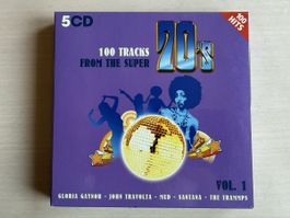5 CD 100 Tracks Super 70s Compilation Vol. 1