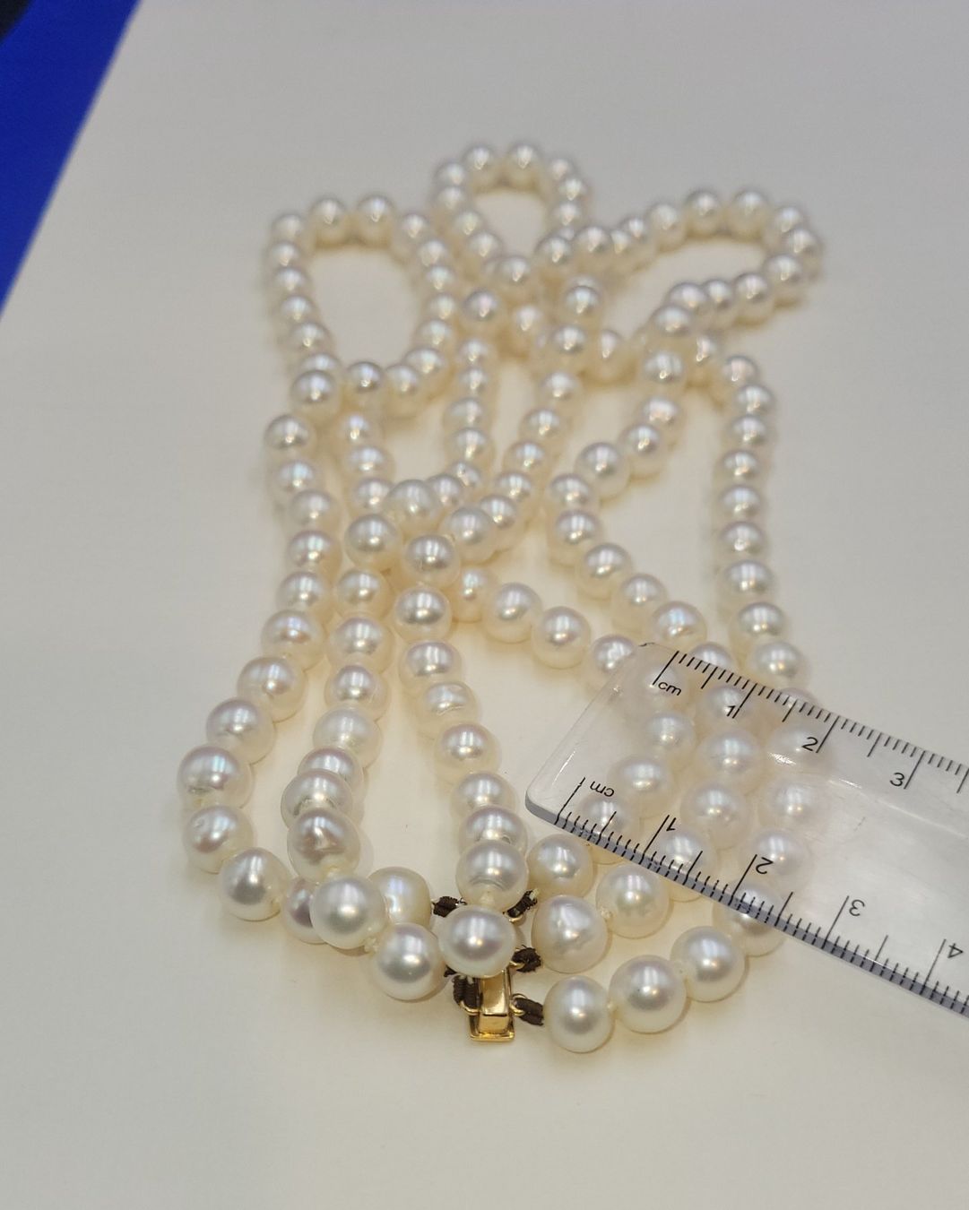 Catenine: Perlen Collier Mit 18 Karat 750 Gold Verschluss – Usato da Wald ZH venduto da Aniade 7